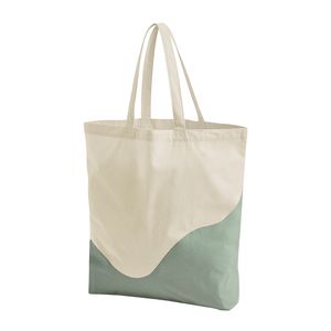 Organic Cotton Wave Print Maxi Bag, miniatyr 4